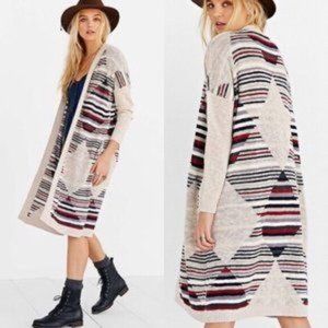UO Silence + Noise Maxi Cardigan Duster